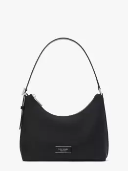 image of Kate Spade Sam Icon Nylon Small Shoulder Bag, Black, One Size