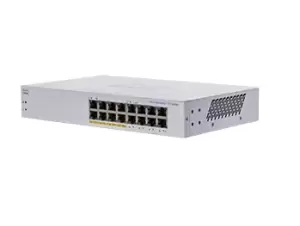 image of CBS110 - Unmanaged - L2 - Gigabit Ethernet (10/100/1000) - Power over Ethernet (PoE) - Rack mounting - 1U