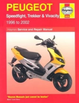 Image of Peugeot Speedfight Trekker and Vivacity Scooters Service and Repair Manual by Phil Mather Paperback