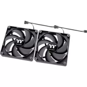 image of Thermaltake CL-F147-PL12BL-A PC fan Black (W x H x D) 120 x 120 x 25 mm