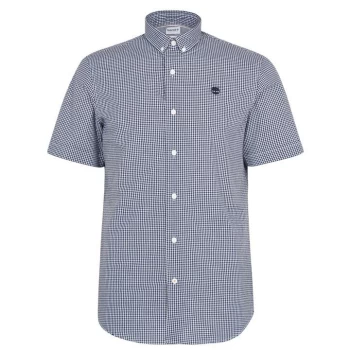 image of Timberland Timberland Short Sleeve Gingham - Blue