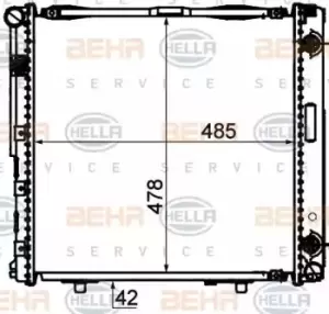 image of x1 Behr Heat Exchanger 8MK376712-444 Genuine for 8MK 376 888-444 Made in China