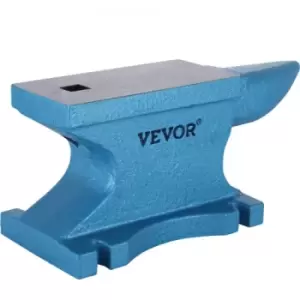 image of VEVOR Single Horn Anvil Cast Iron Anvil Blacksmith for Sale Forge Tools and Equipment Anvil Rugged Round Horn Anvil Blacksmith Jewelers Metalsmith Bla