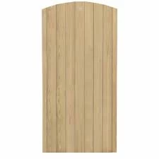 Image of Forest Garden Forest 6ft Heavy Duty Dome Top Tongue & Groove Gate Wood