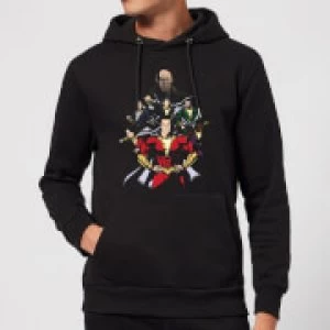 Image of Shazam Team Up Hoodie - Black - XXL