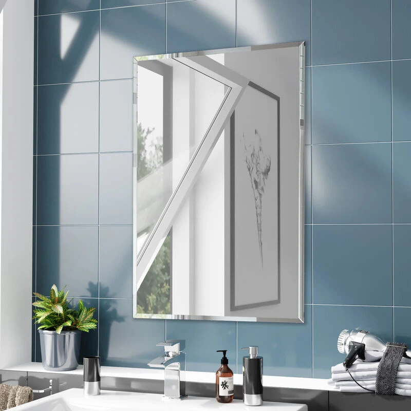 Image of NES HOME Bowen 500 x 700 Straight Corner Mirror MIR-A5070