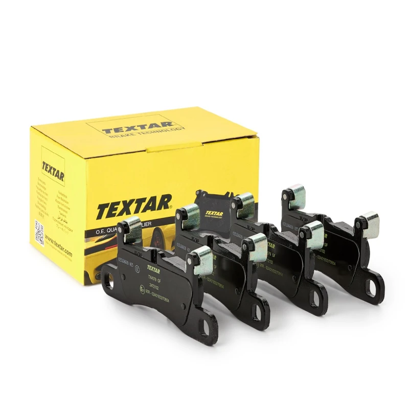 Image of TEXTAR 2472102 Brake pad set prepared for wear warning indicator, with counterweights Brake Pad Set,disc brake (402)