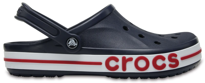 Image of Crocs Unisex Bayaband Clogs Navy / Pepper W4/M3