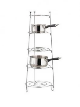 image of Apollo Chrome 5-Tier Saucepan Stand