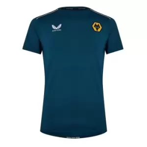 Image of Castore Wolverhampton Wanderers Travel T Shirt - Green