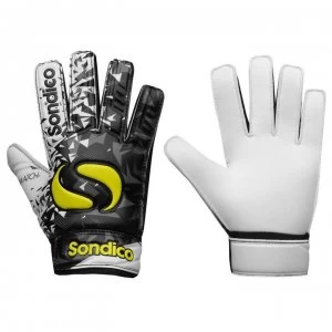 image of Sondico Match Junior Goalkeeper Gloves - Black/White