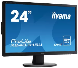 image of iiyama ProLite 24" X2483HSU Full HD LED Monitor