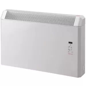 image of Elnur 1250W (1.25kW) LOT20 Compliant White Panel Heater with Thermostat & Timer - PH125PLUS