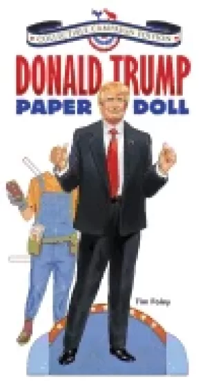Image of donald trump paper doll collectible campaign edition