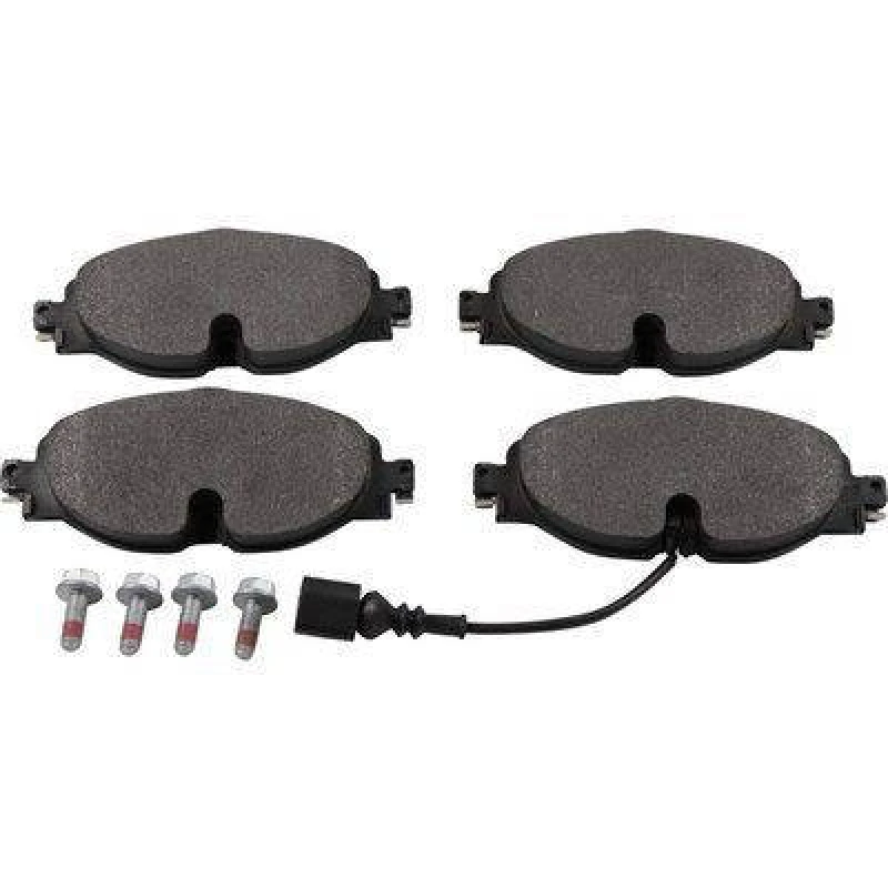 Image of JP GROUP 1163613910 Brake pad set JP Front Axle, prepared for wear warning indicator Brake Pad Set,disc brake (402)