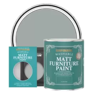 image of Rust-Oleum Matt Furniture & Trim Paint - PITCH GREY - 750ml