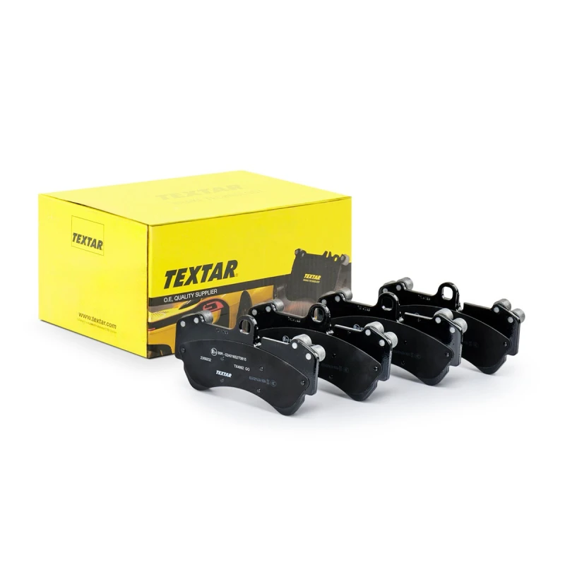 Image of TEXTAR 2369202 Brake pad set prepared for wear warning indicator, with counterweights Brake Pad Set,disc brake (402)