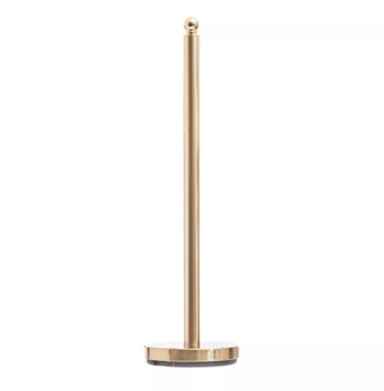 Image of Orsina Stable Gold Finish Toilet Roll Holder, Elegant Design Toilet Holder, Roll Holder With Gold Finish Base
