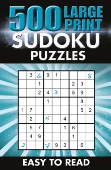 Image of 500 Large Print Sudoku Puzzles : Easy to read