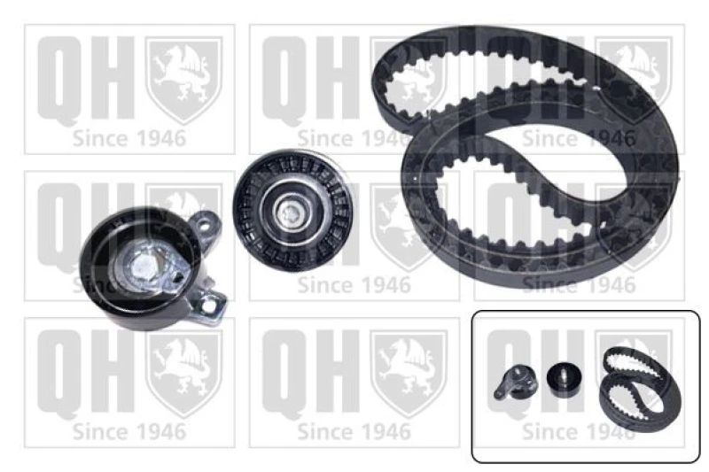 Image of QUINTON HAZELL Timing belt kit QUINTON HAZELL QBK876