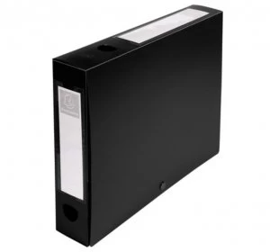Image of Exacompta Stud Filing Box A4 60mm Spine Black