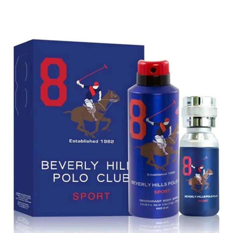 Image of Beverly Hills Polo Club 8 Eau de Toilette 100ml Gift Set