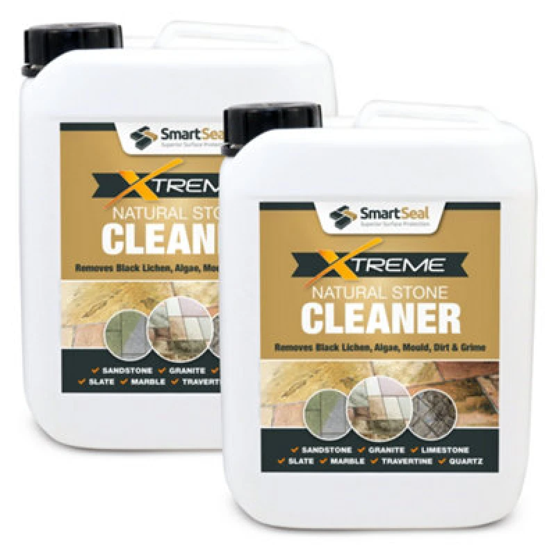 Image of Natural Stone Cleaner Xtreme, Black Spot Remover And Powerful Cleaner, Dirt Remover, Stains, Grime And Algae Killer, 2 X 5L