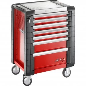 Facom JET+ 7 Drawer Roller Cabinet Red