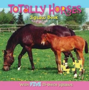 Image of Totally Horses Jigsaw Book Hardback