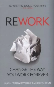 Image of Rework by David Heinemeier Hansson Paperback