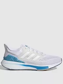 Image of adidas Eq21 Run - White, Size 10, Men