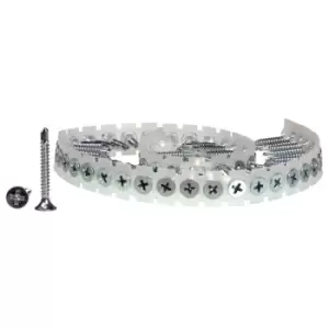 Image of 35Q45MC DuraSpin Collated Screws Drywall to Heavy Steel 3.5 x 45mm (Pack 1000) SEN35Q45MC - Senco