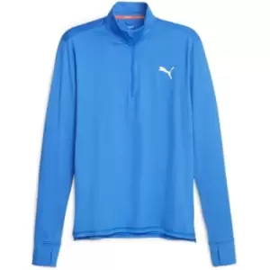 image of Puma Favorite quarter Zip M - Blue