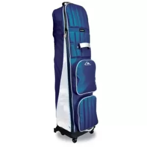 Image of Longridge 4 Wheel Travel Cover - Navy/Silver
