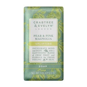 Image of Crabtree & Evelyn Pear and Pink Magnolia Soap 158g