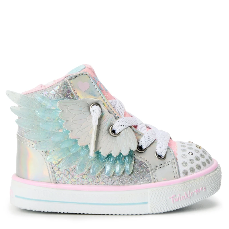 Image of Skechers Elites Silver/Pink unisex C4 (20.5)