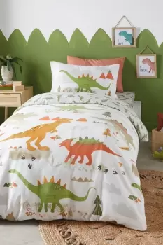 image of 'Dino' Easy Care Duvet Cover Set