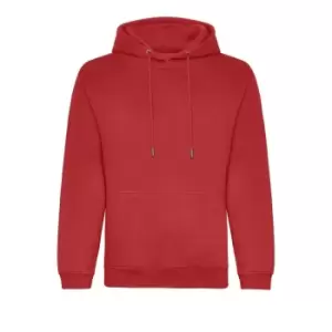 Image of Awdis Mens Organic Hoodie (3XL) (Fire Red)