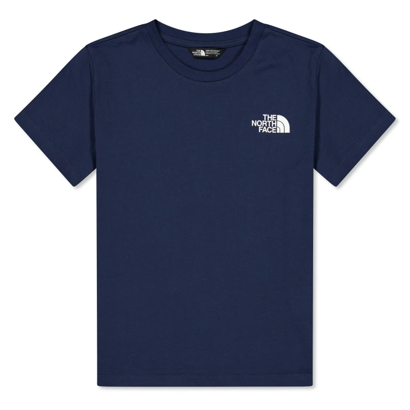 Image of The North Face Simple Dome Regular Fit T-Shirt Juniors Summit Navy male 13 (XL)