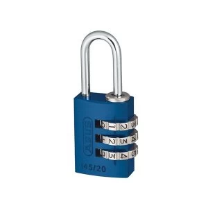 Image of ABUS Mechanical 145/20 20mm Aluminium Combination Padlock Random Colour 46626