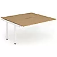 Image of dynamic Computer Desk Evolve Plus BXT14OAKW Oak 1400 mm x 1600 mm x 730 mm