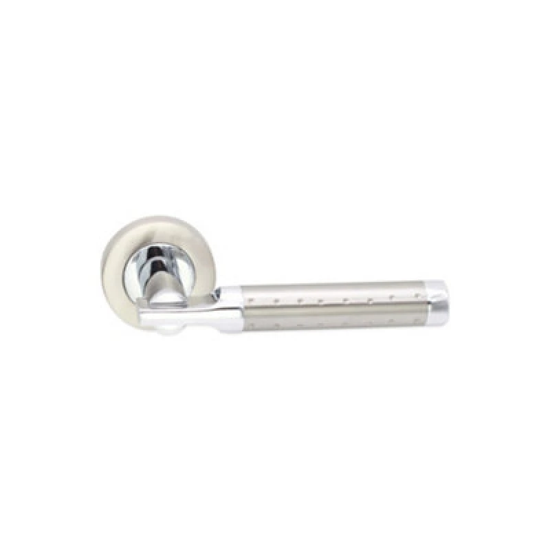 Image of Spira Brass Lexis Lever Door Handle Dual Tone