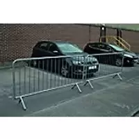 Image of Protective Barrier Fixed Leg Silver 230 x 1.27 x 110 cm