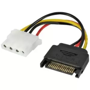Image of LINDY Current Adapter cable [1x IDE power socket 4-pin - 1x SATA power plug] 0.12 m Multicolour