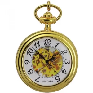 Image of Unisex Sekonda Pocket Skeleton Mechanical Watch