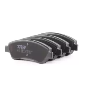 Image of TRW Brake pad set GDB1677 Brake pads,Brake pad set, disc brake PEUGEOT,CITROEN,DS,206 CC (2D),207 (WA_, WC_),208 I Schragheck (CA_, CC_),207 SW (WK_)