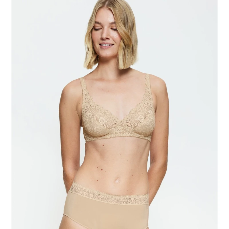 Image of Triumph Amourette Non-Underwired Bra Skintone Polyamide 36B