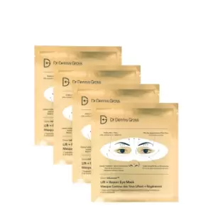 image of Dr. Dennis Gross Skincare DermInfusions Lift + Repair Eye Mask X 4