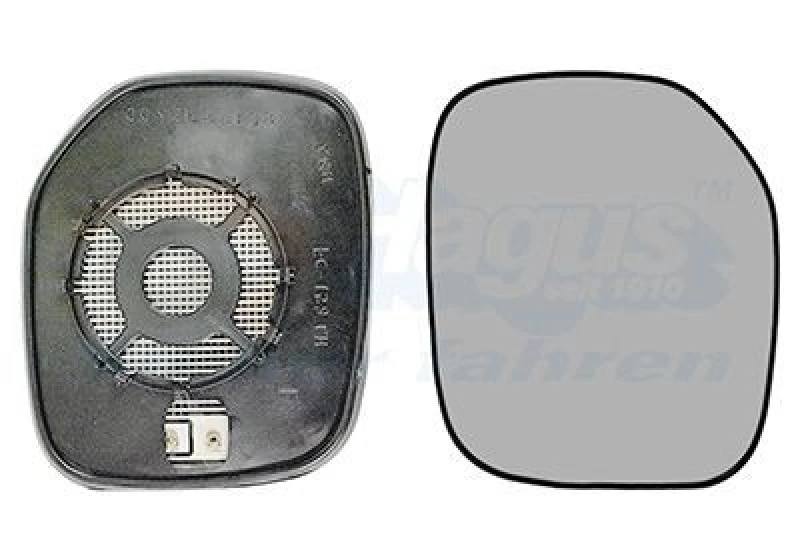 Image of VAN WEZEL Wing mirror glass VAN WEZEL 0903838