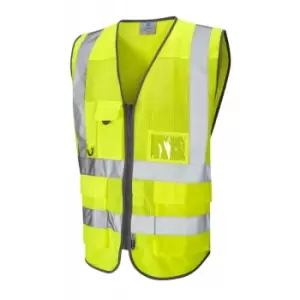 image of Cobbaton ISO 20471 CL 2 Coolviz Superior Waistcoat Hi-vis YellowSmall